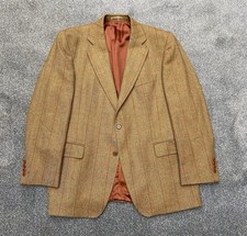 Magee wool tweed windowpane country check hunting shooting blazer jacket 44R