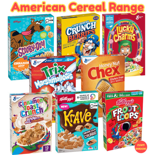 American cereal box - cereal, |