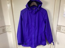 Ozark Trail Women's Lightweight Waterproof Hooded Jacket Violet Size 16 Exc