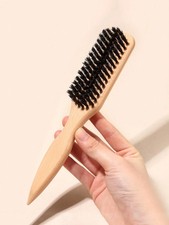 Boar Bristle Slick Back Hair Brush & Rat Tail Brush for Men & Women Styling tool