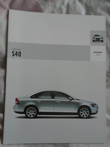 Volvo s40 range - s40, brochure
