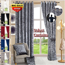 Plush Velvet Curtains Thick