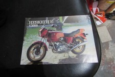 HESKETH V1000 SALES BROCHURE