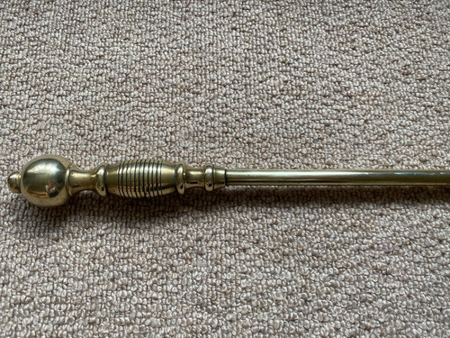 Old brass fire - brass,