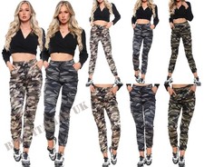 New ladies cargo camouflage - new,