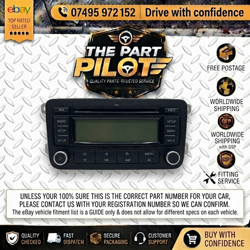 Passat rcd 310 cd radio - vw,