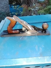  Stanley Bailey No.5 Jack Plane joiner's WELD REPAIR!  tool Beech handles Used