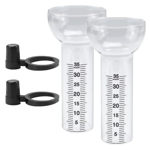 Rain gauge glass cup - 2, pieces