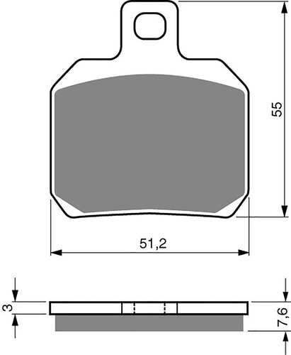 Brake disc pads rear - brake,