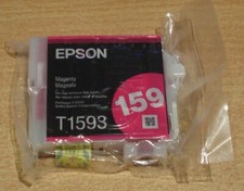 GENUINE EPSON T1593 Magenta cartridge ORIGINAL KINGFISHER vacuum seal R2000 ink