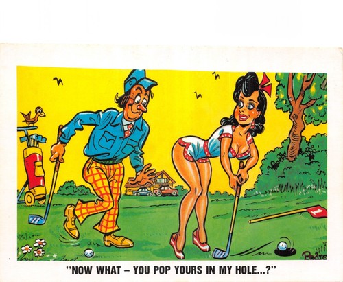 Mixed old comic - comic, golf