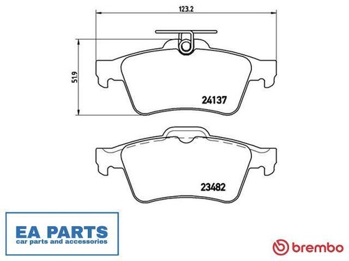Brake pad set disc - brake,