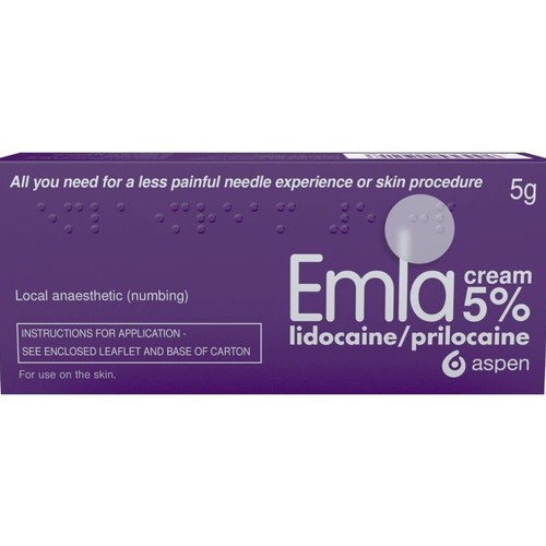 Emla numbing cream - cream,