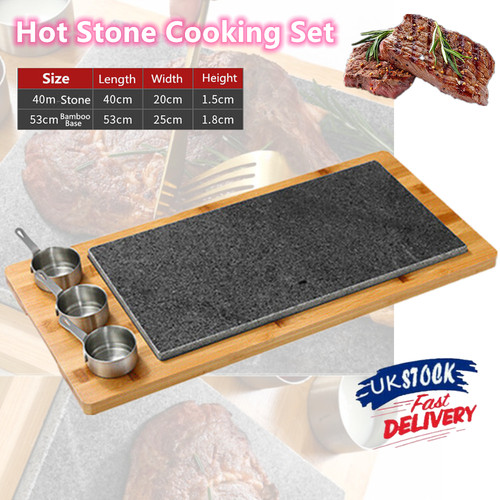 Hot steak stone cooking - hot,