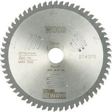 DeWalt Extreme Extra Fine Finish Saw Blades 216mm 60T 30mm