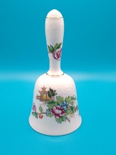 Aynsley Bone China Bell Pagoda Oriental Design Clapper Rings Vintage
