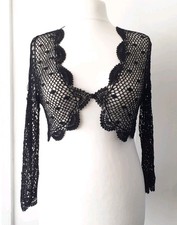 Debut Crochet Bolero Black