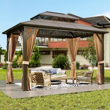 10x12 ft Hardtop Gazebo Steel
