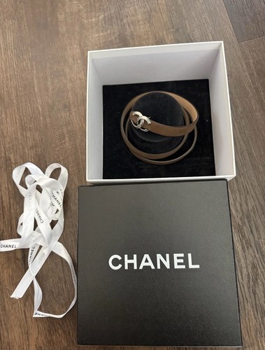 Chanel suede leather belt - chanel,