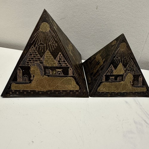 Egyptian pyramids etched - egyptian,
