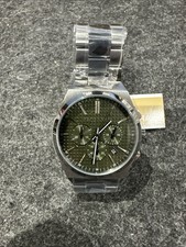 MICHAEL KORS OVERSIZED LENNOX GUNMETAL WATCH, MK9118. NO BOX BRAND NEW WITH TAG