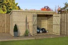 Pent garden shed - shed,