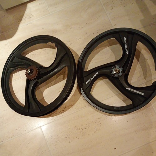 Bmx mag wheels tyres - wheels, black