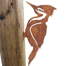 "Bird Shaped Rusty Iron Garden