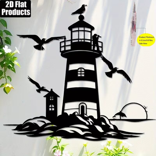 Lighthouse acrylic design - 1, pc