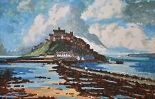 John Edwards Original Acrylic Painting St Michael's Mount Cornwall Cornish Art