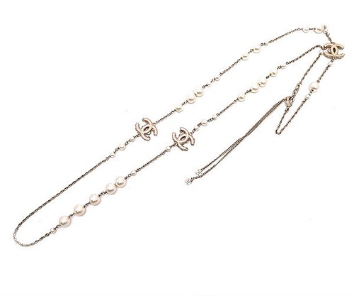 Chanel design long necklace - design,