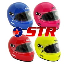 Colourful Race Helmet Lid FIA