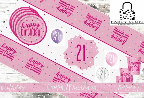 Pink 21st birthday - pink, party