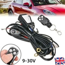 Remote Wiring Harness Control Key Switch Relay Kit LED Work Light Bar 9-30V UK