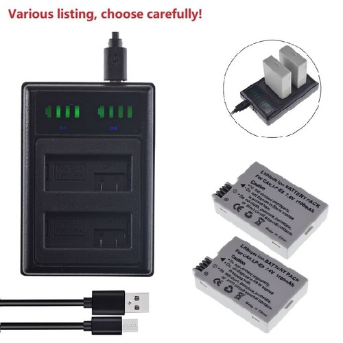 Battery lcd dual - lp-e8, or