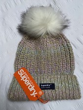 Girls Superdry Woolly Bobble Hat