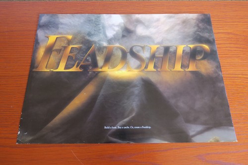 Feadship poster build boat - "build,