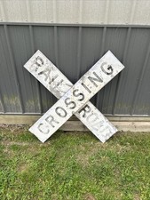 Railroad Crossing Sign 48"x9"