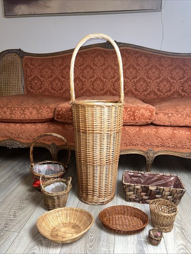Joblot wicker baskets all - wicker,