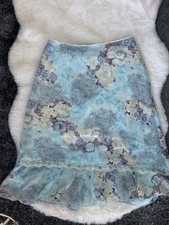 Vintage baby blue floral dress