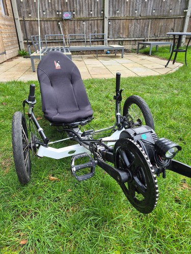 Recumbent bike with - bike,