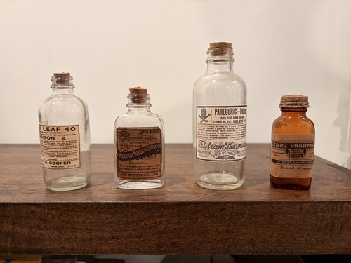 Set vintage pharmacy - set, of