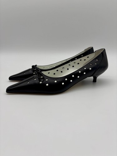 Next black leather pointed - leather, toe
