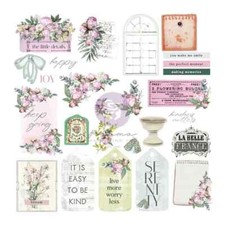 PRIMA MARKETING - Serene Petals - EPHEMERA - GARDEN TAGS (50 PIECES)