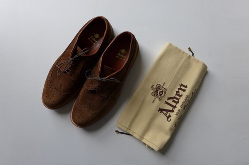 Alden blucher brogue shoes - blucher,