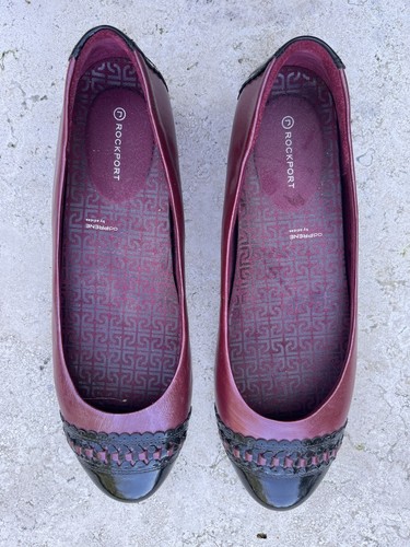 Rockport womens flats maroon - womens,
