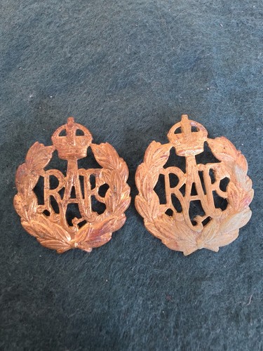 Pair vintage ww2 raf brass - pair, of