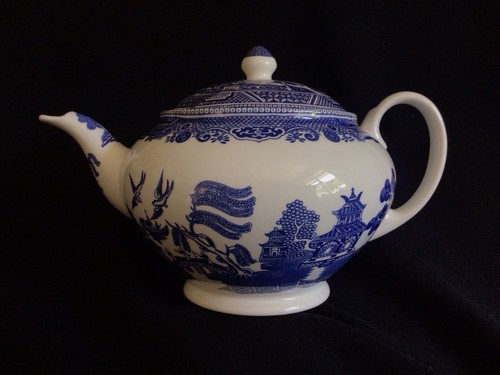 Staffordshire blue and - and, white
