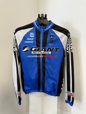 Giant Mid-Atlantic Cycling Jersey LS Blue/Black – Men’s M Full Zip, Rear Pockets