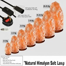 Himalayan salt lamp crystal - himalayan,